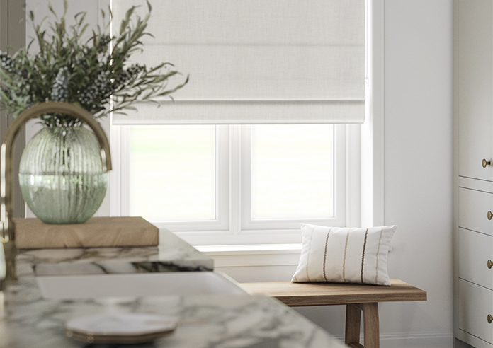 Laura Ashley Swanson, Dove Grey - Twist&Fit Roman Blind - Image 5